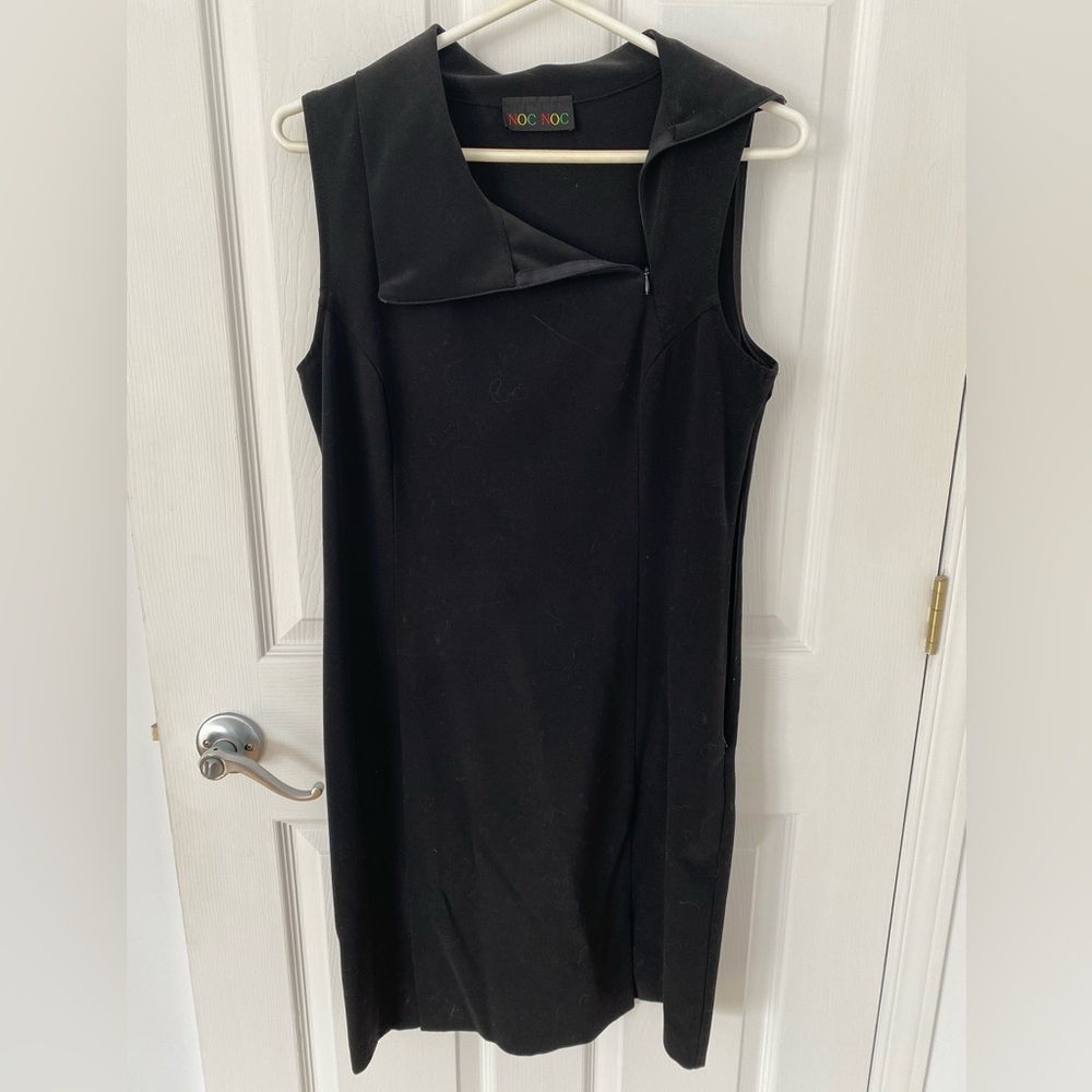 Elegant Black Midi Dress by